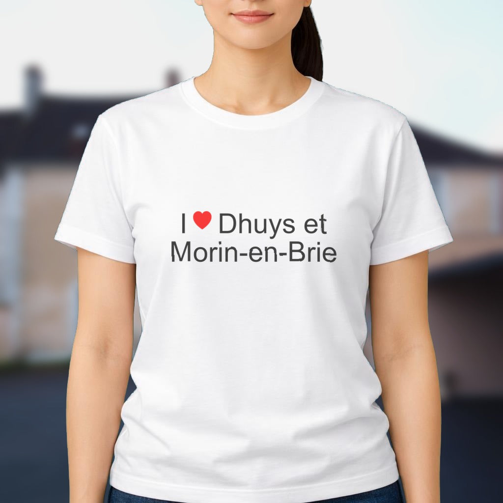 T-shirt I love dhuys et morin-en-brie