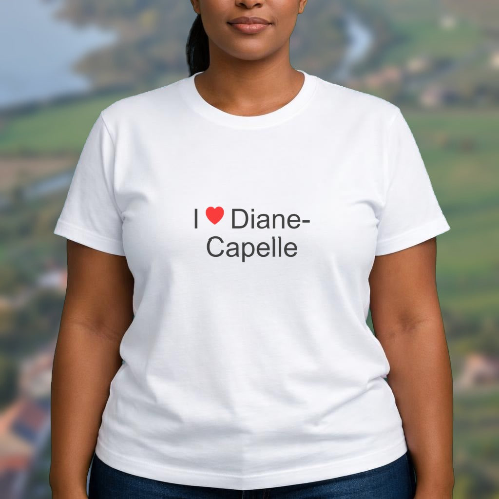 T-shirt I love diane-capelle