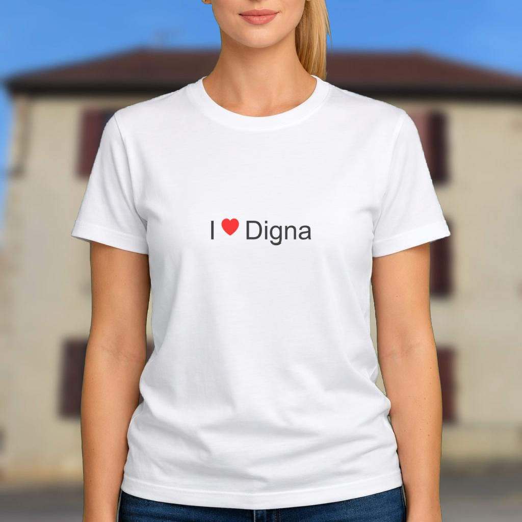 T-shirt I love digna
