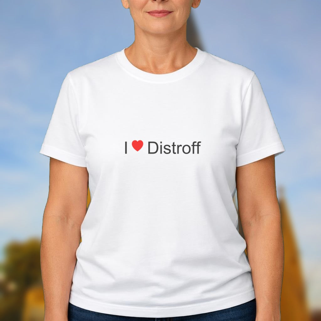 T-shirt I love distroff
