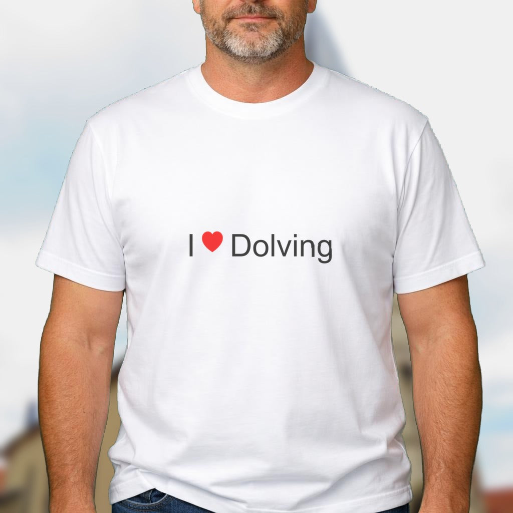 T-shirt I love dolving