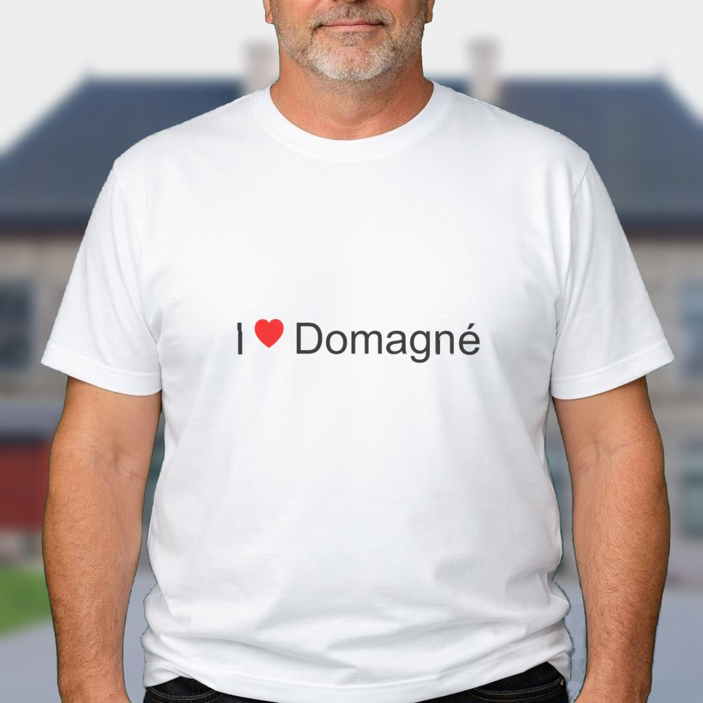 T-shirt I love domagné