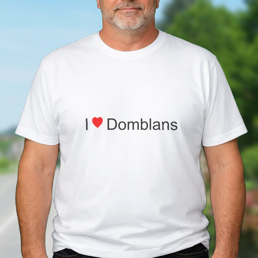 T-shirt I love domblans