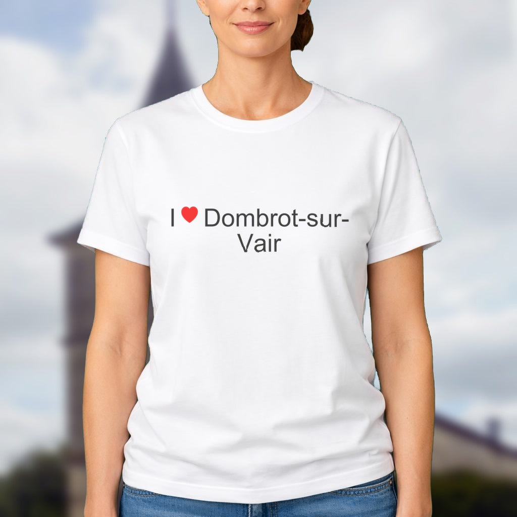 T-shirt I love dombrot-sur-vair