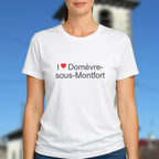 T-shirt I love domèvre-sous-montfort