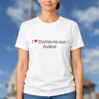 T-shirt I love domèvre-sur-avière