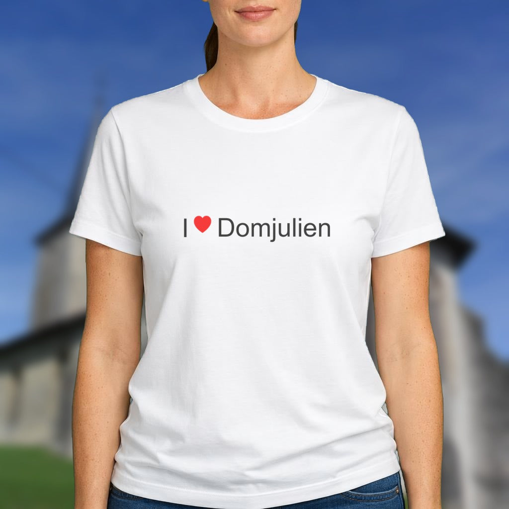 T-shirt I love domjulien