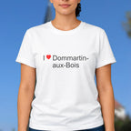 T-shirt I love dommartin-aux-bois