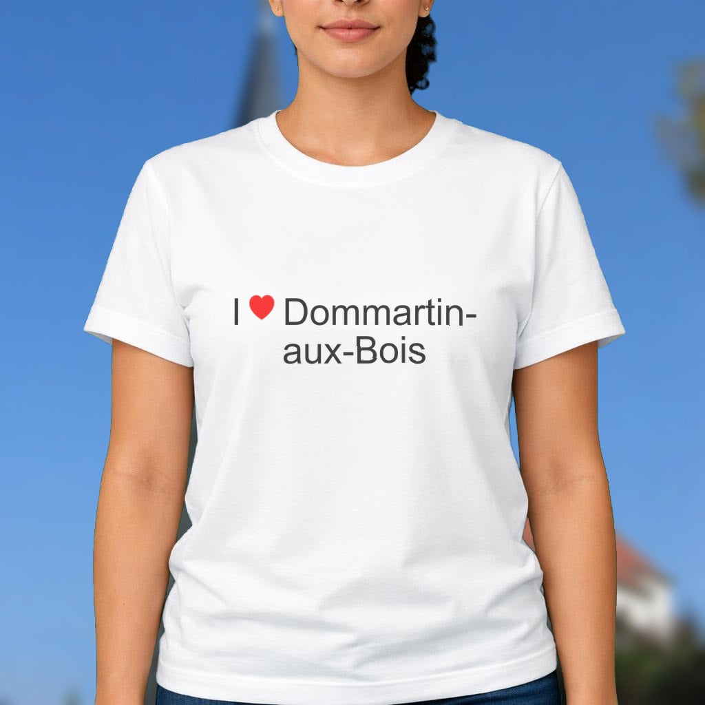 T-shirt I love dommartin-aux-bois