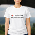 T-shirt I love dommartin-lès-remiremont