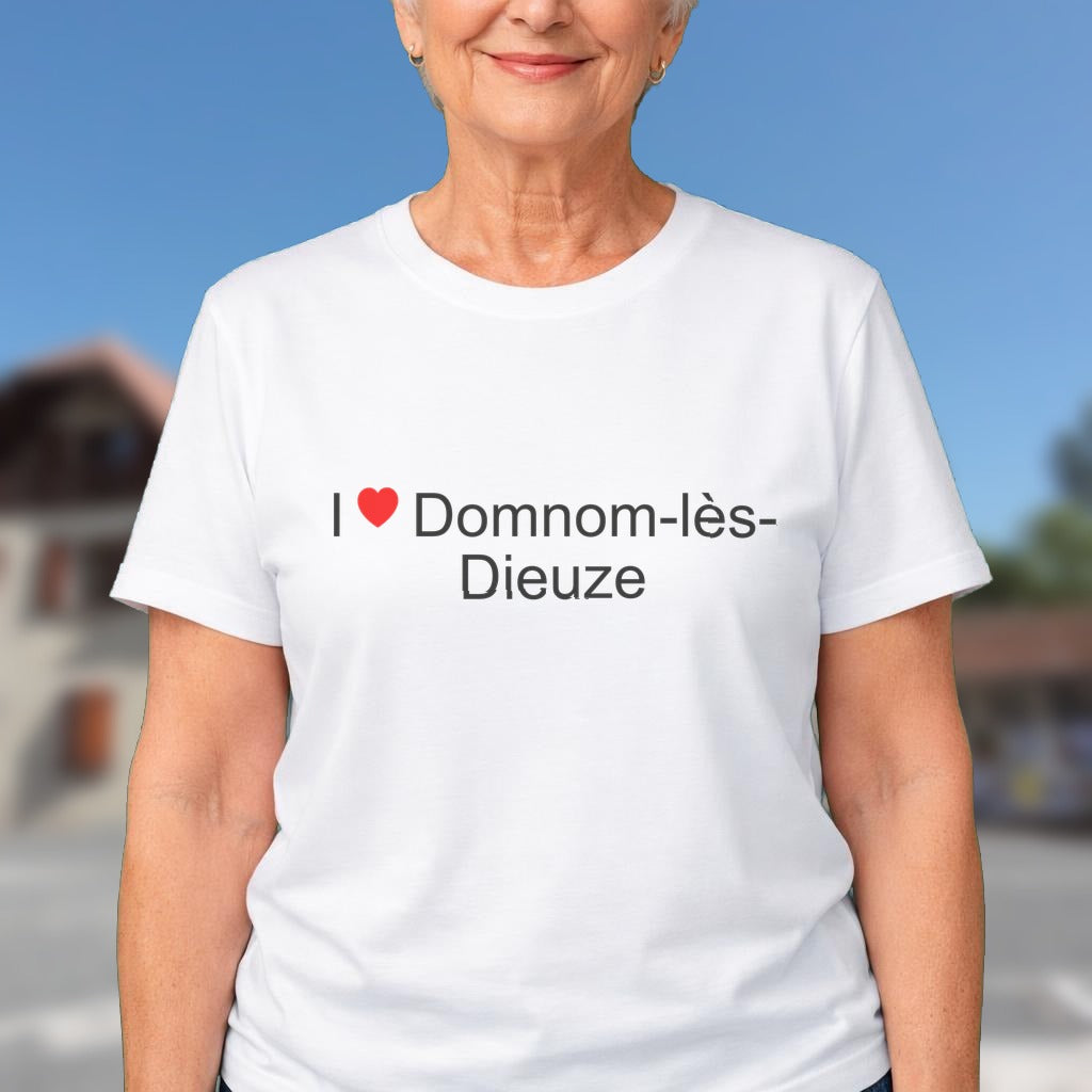 T-shirt I love domnom-lès-dieuze