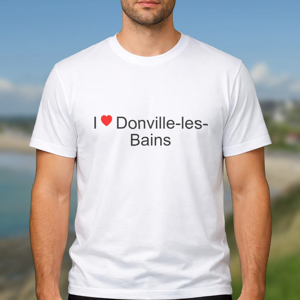 T-shirt I love donville-les-bains