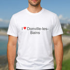 T-shirt I love donville-les-bains