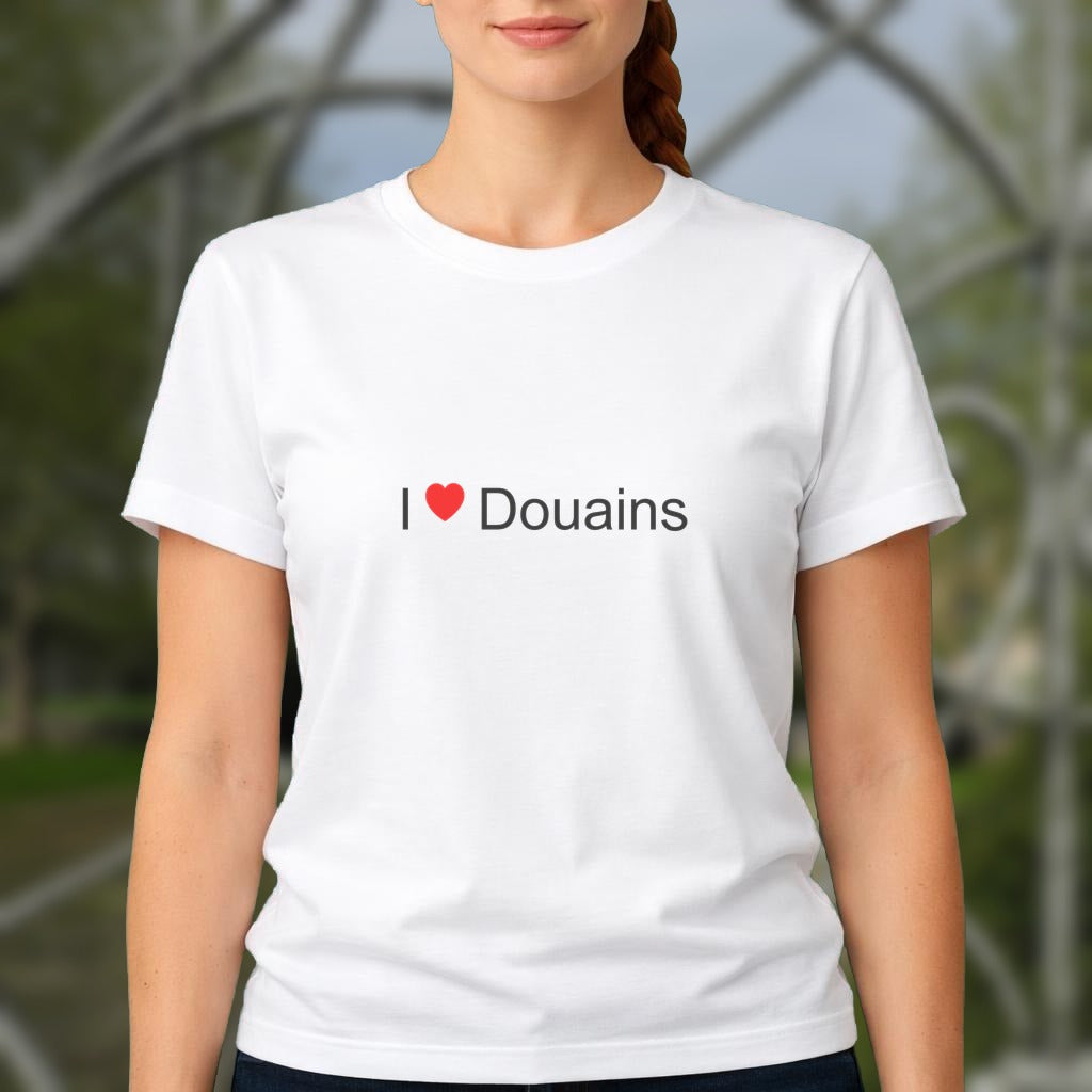 T-shirt I love douains