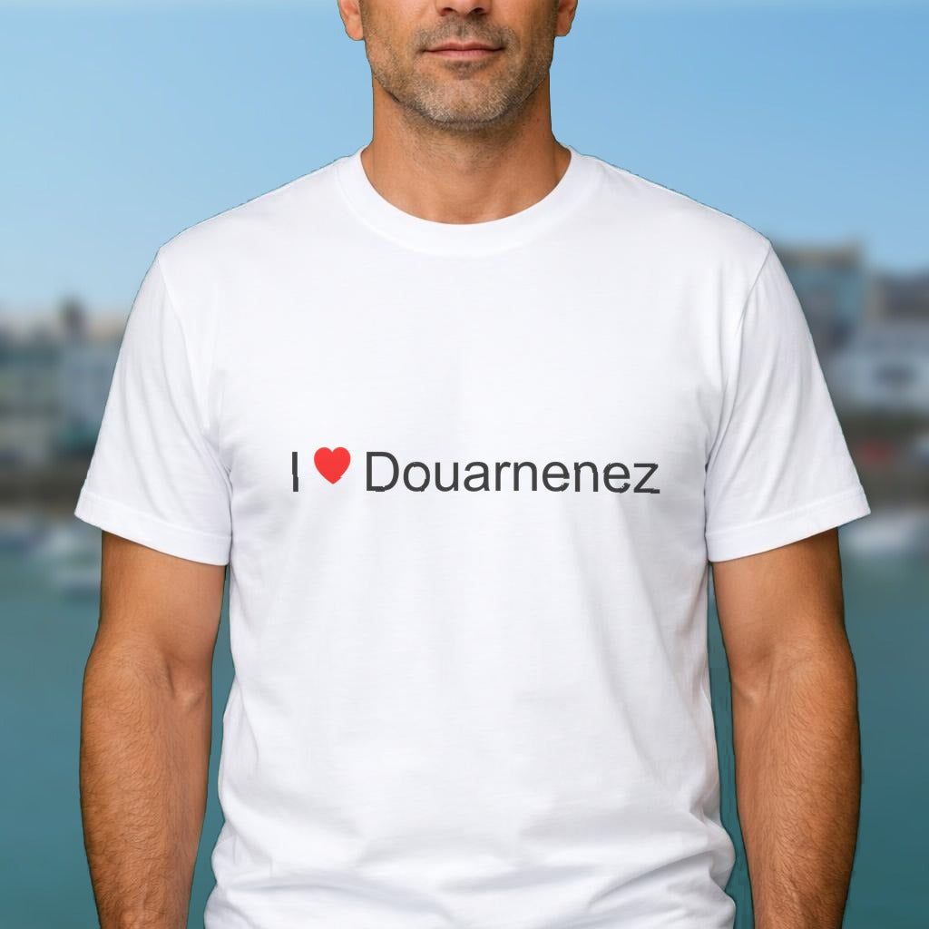 T-shirt I love douarnenez