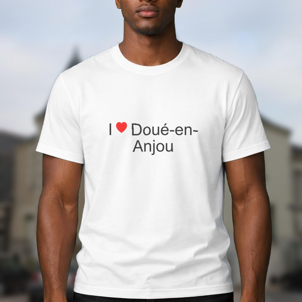 T-shirt I love doué-en-anjou