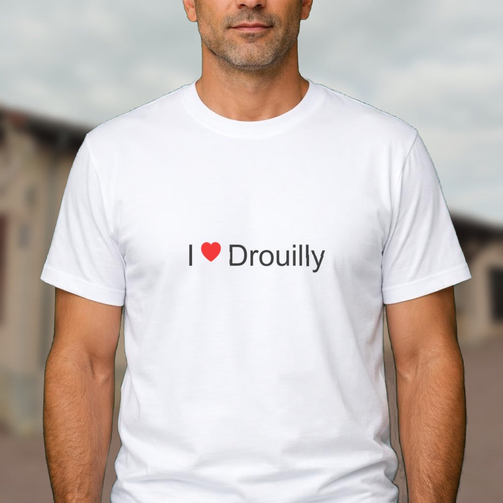 T-shirt I love drouilly
