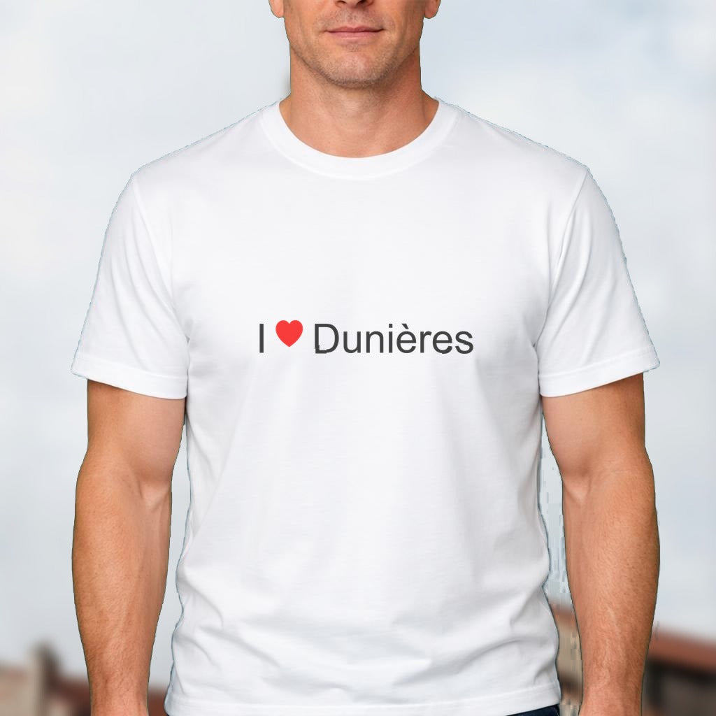 T-shirt I love dunières