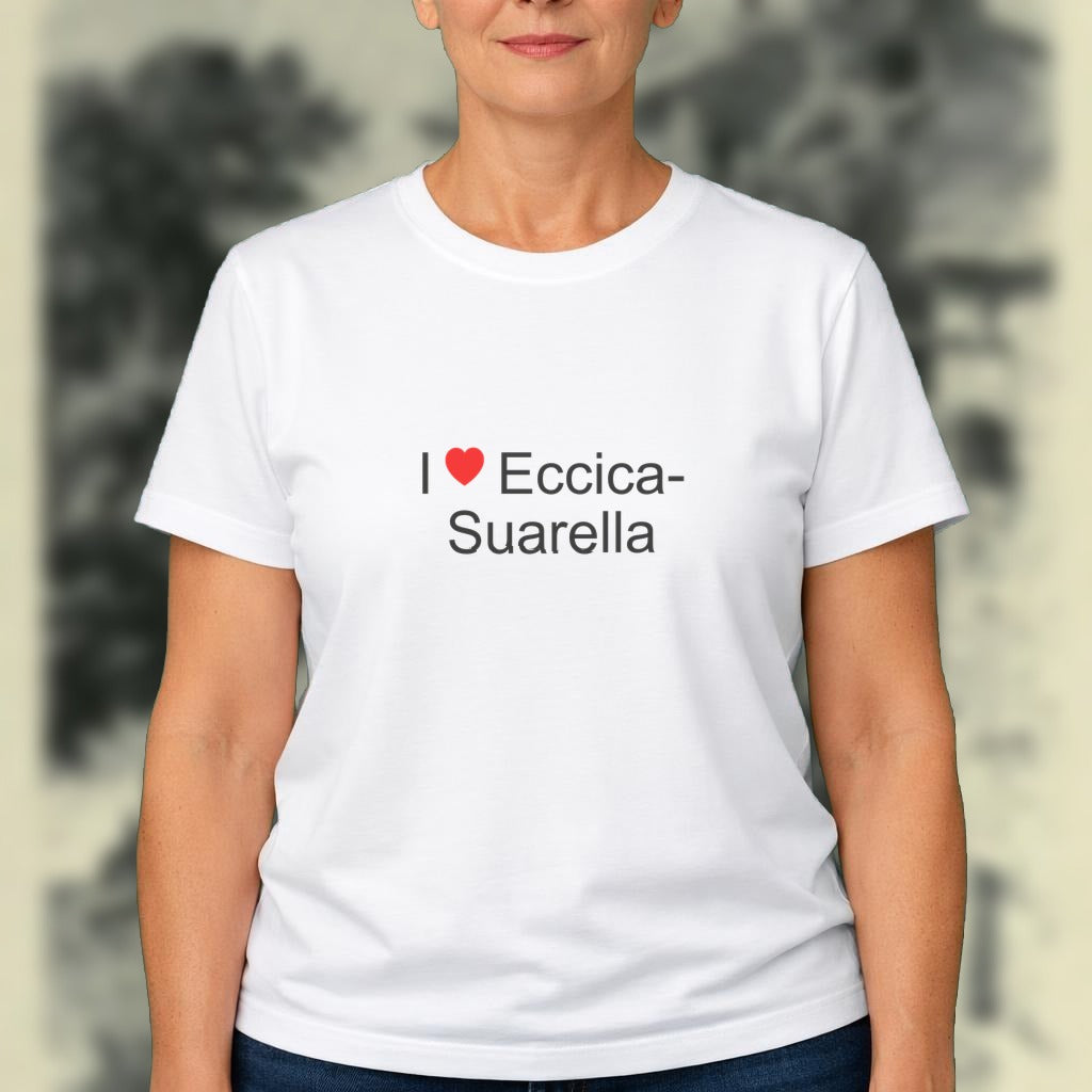 T-shirt I love eccica-suarella