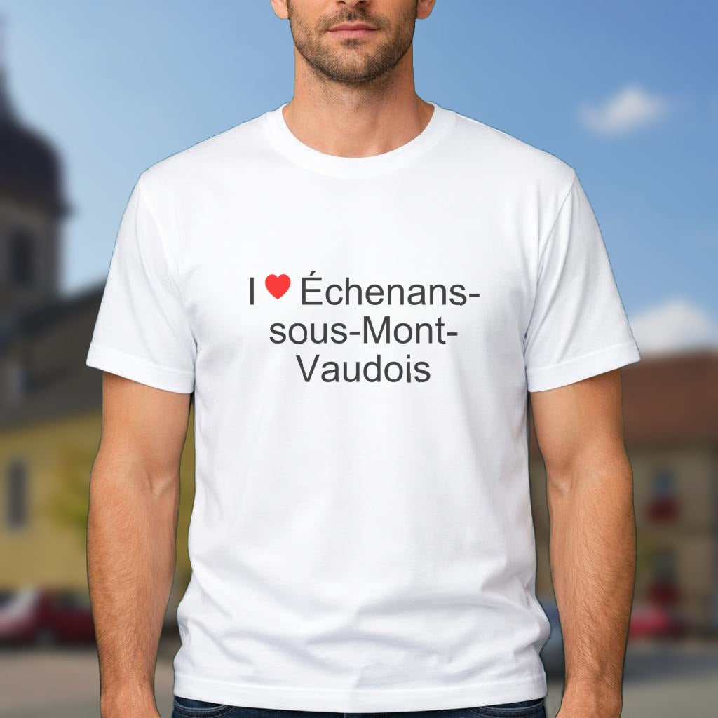 T-shirt I love échenans-sous-mont-vaudois