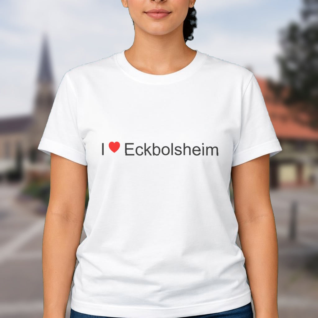 T-shirt I love eckbolsheim