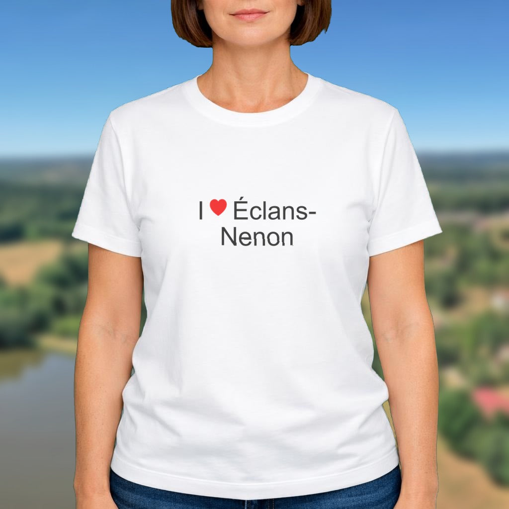 T-shirt I love éclans-nenon