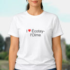 T-shirt I love écotay-l'olme