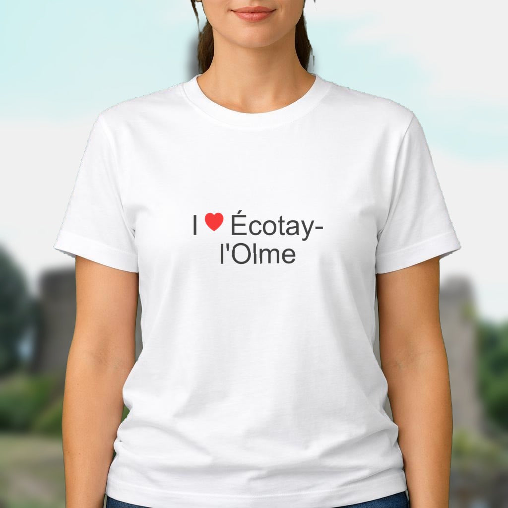 T-shirt I love écotay-l'olme