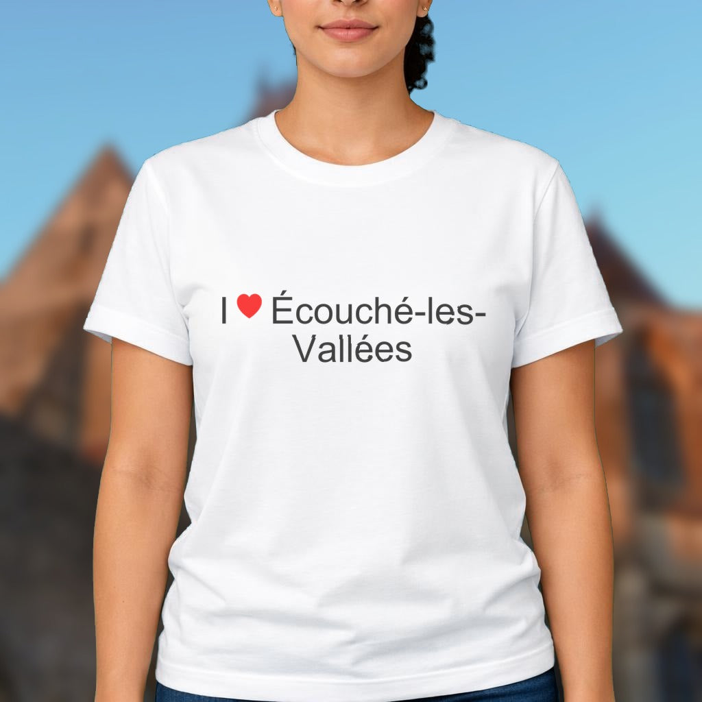 T-shirt I love écouché-les-vallées