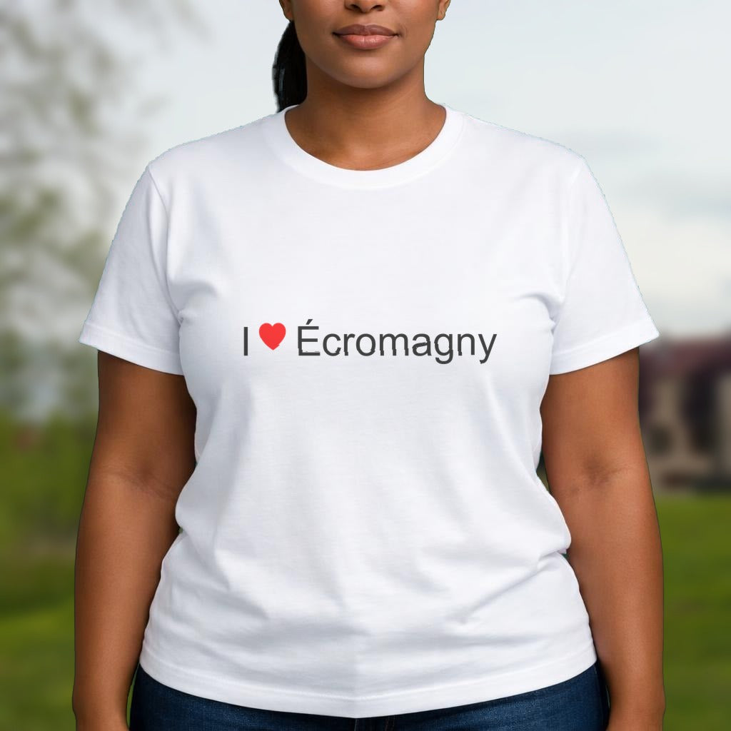 T-shirt I love écromagny