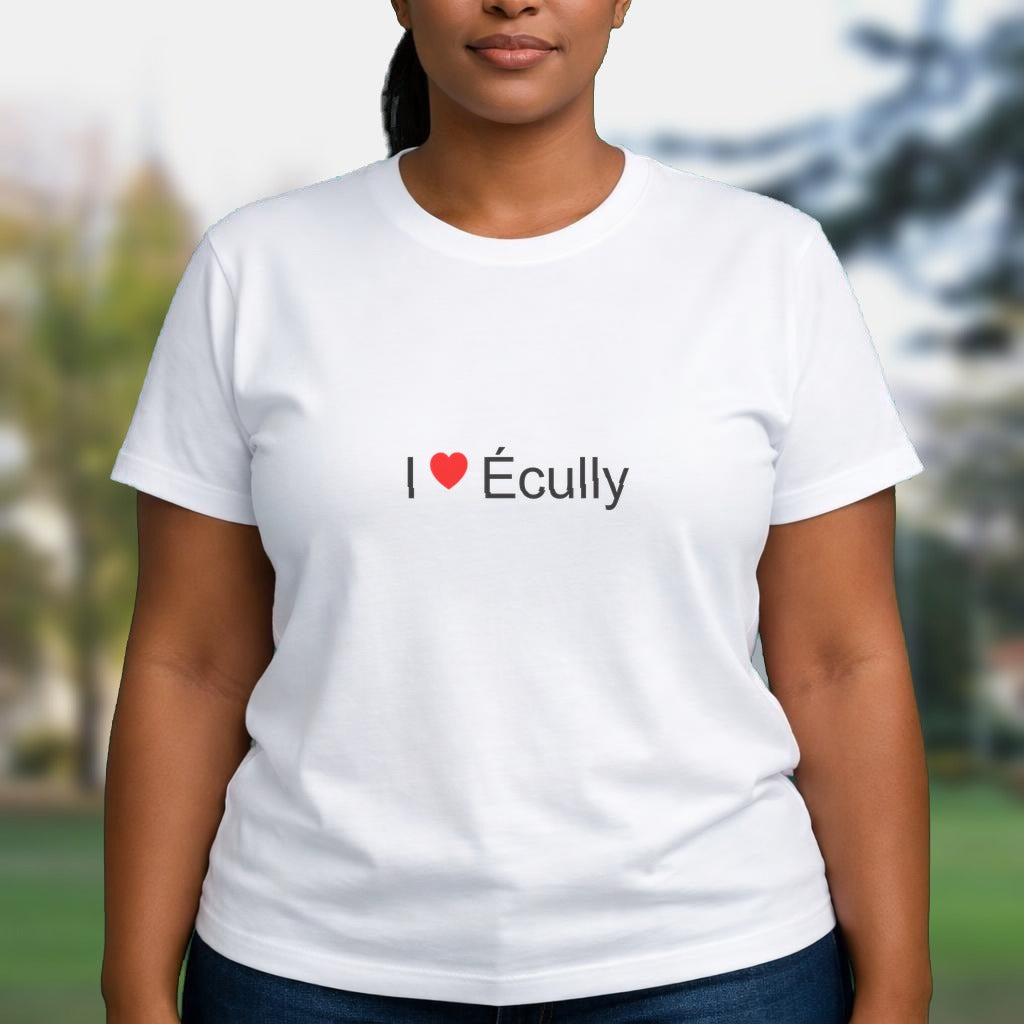 T-shirt I love écully