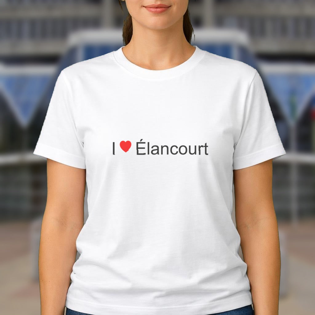 T-shirt I love élancourt
