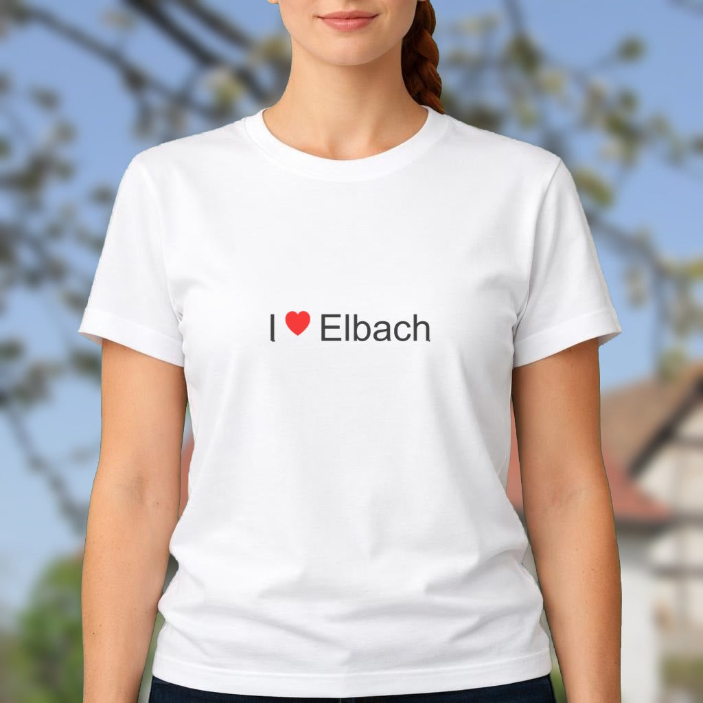 T-shirt I love elbach
