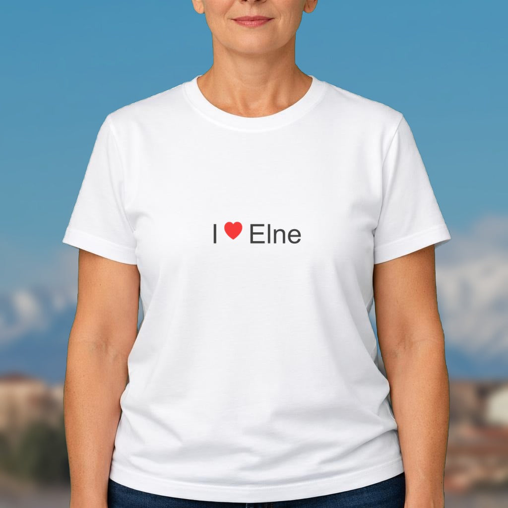 T-shirt I love elne