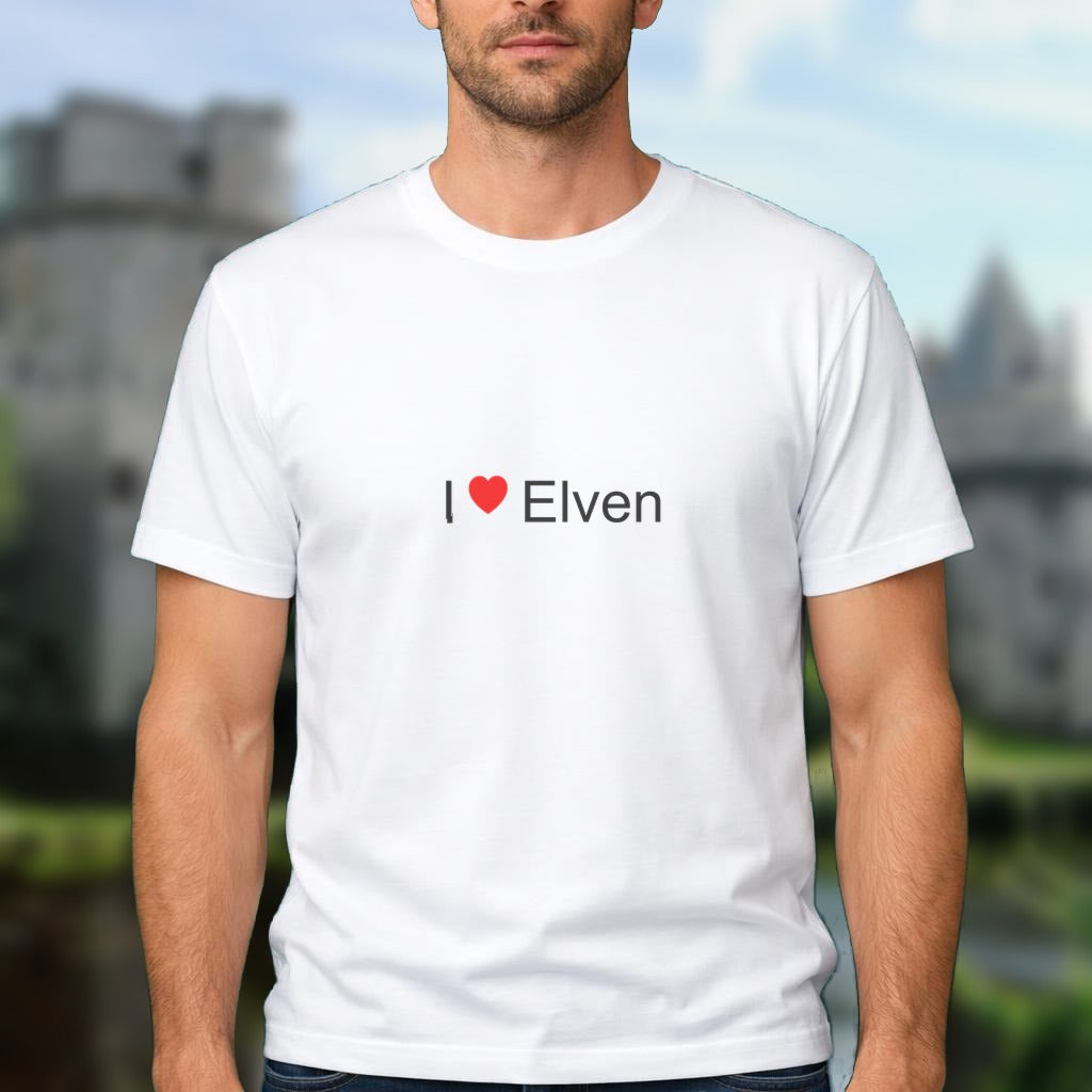 T-shirt I love elven