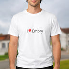 T-shirt I love embry