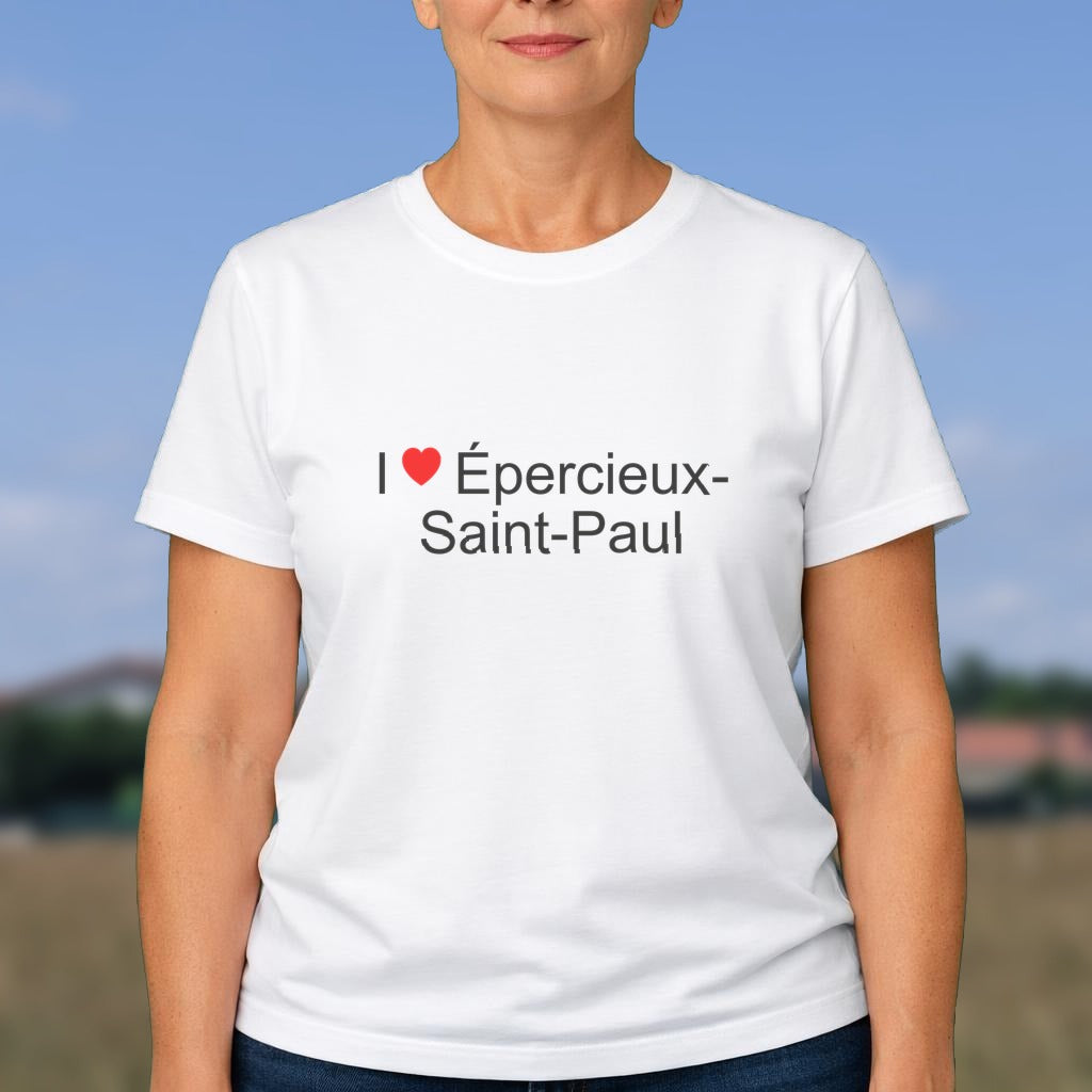 T-shirt I love épercieux-saint-paul