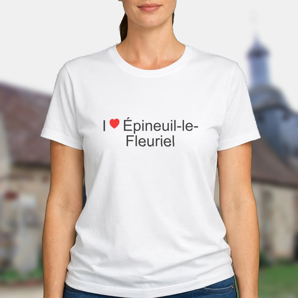 T-shirt I love épineuil-le-fleuriel