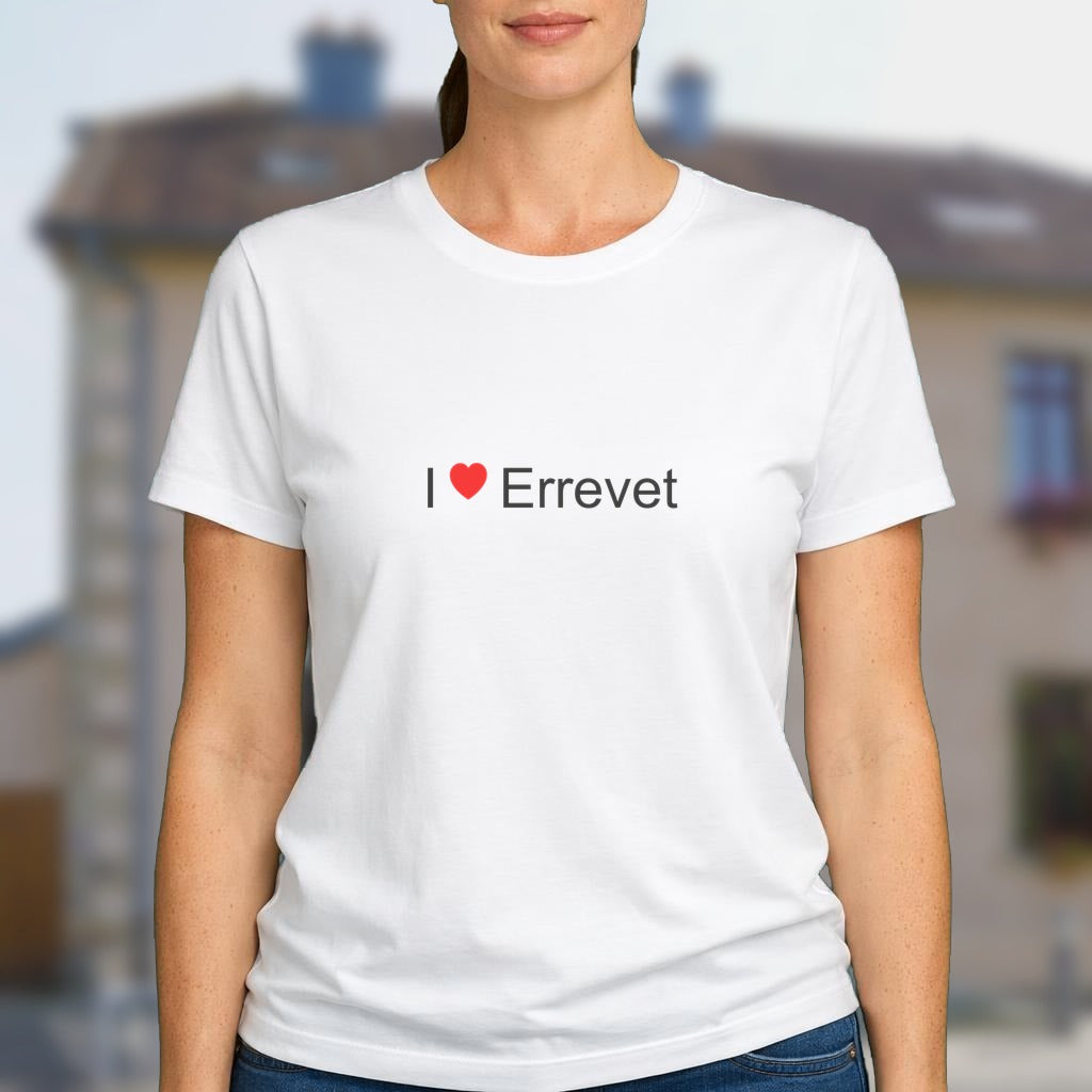 T-shirt I love errevet