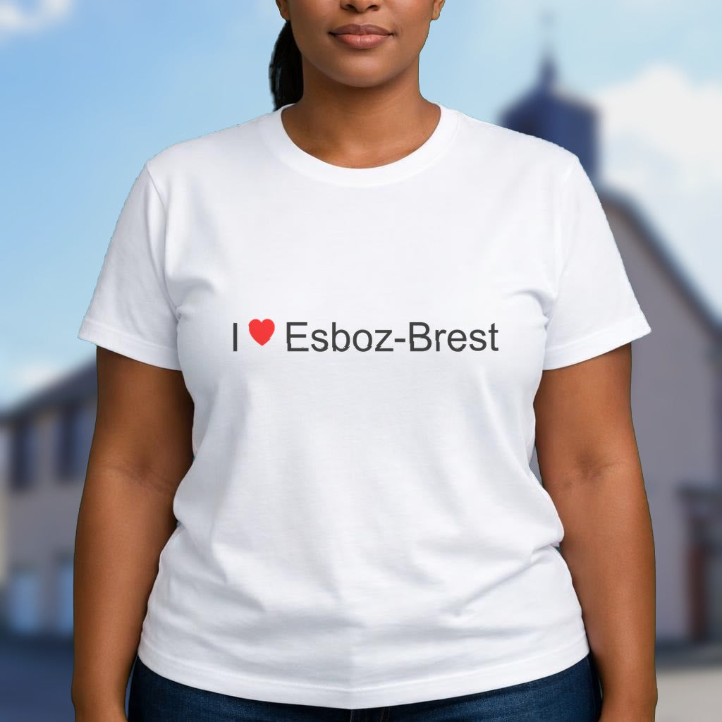 T-shirt I love esboz-brest