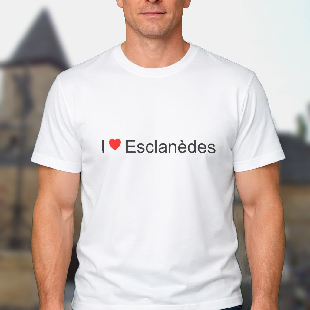T-shirt I love esclanèdes