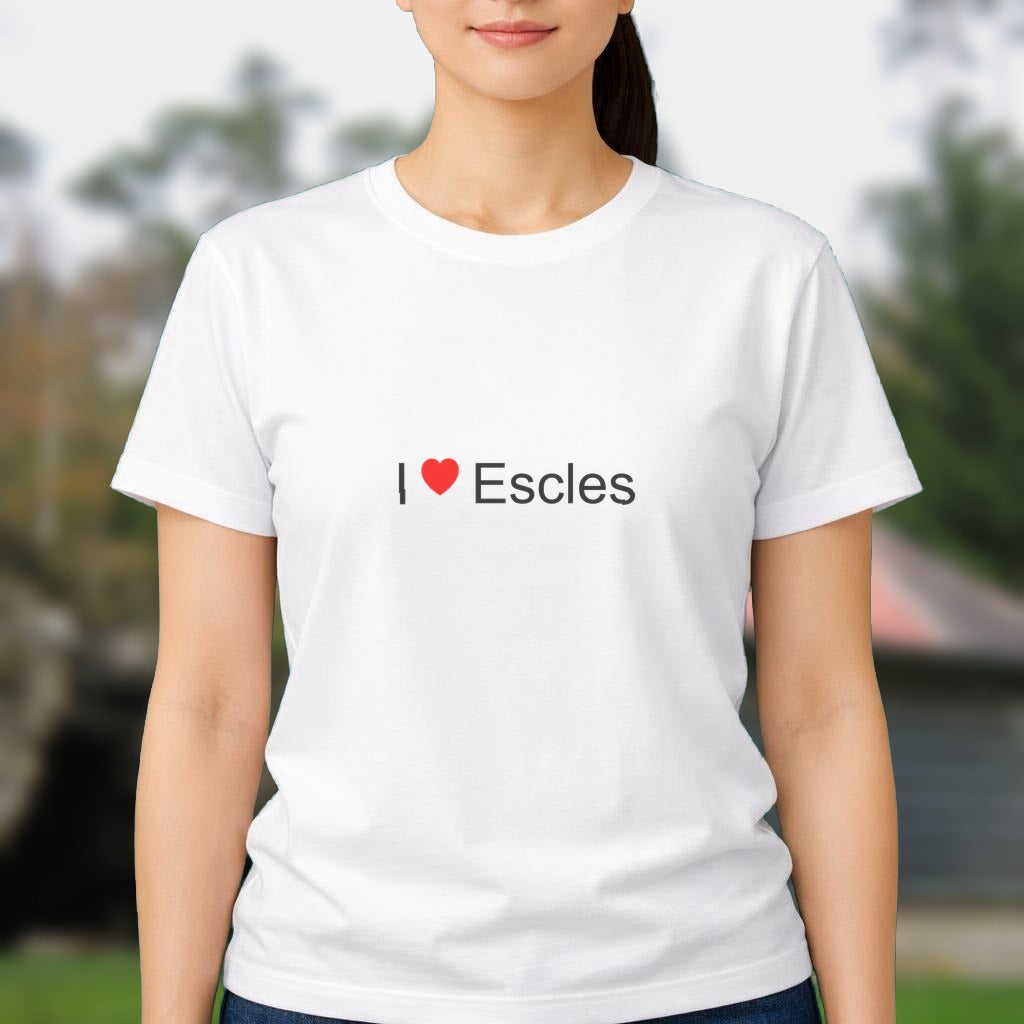 T-shirt I love escles