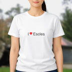 T-shirt I love escles