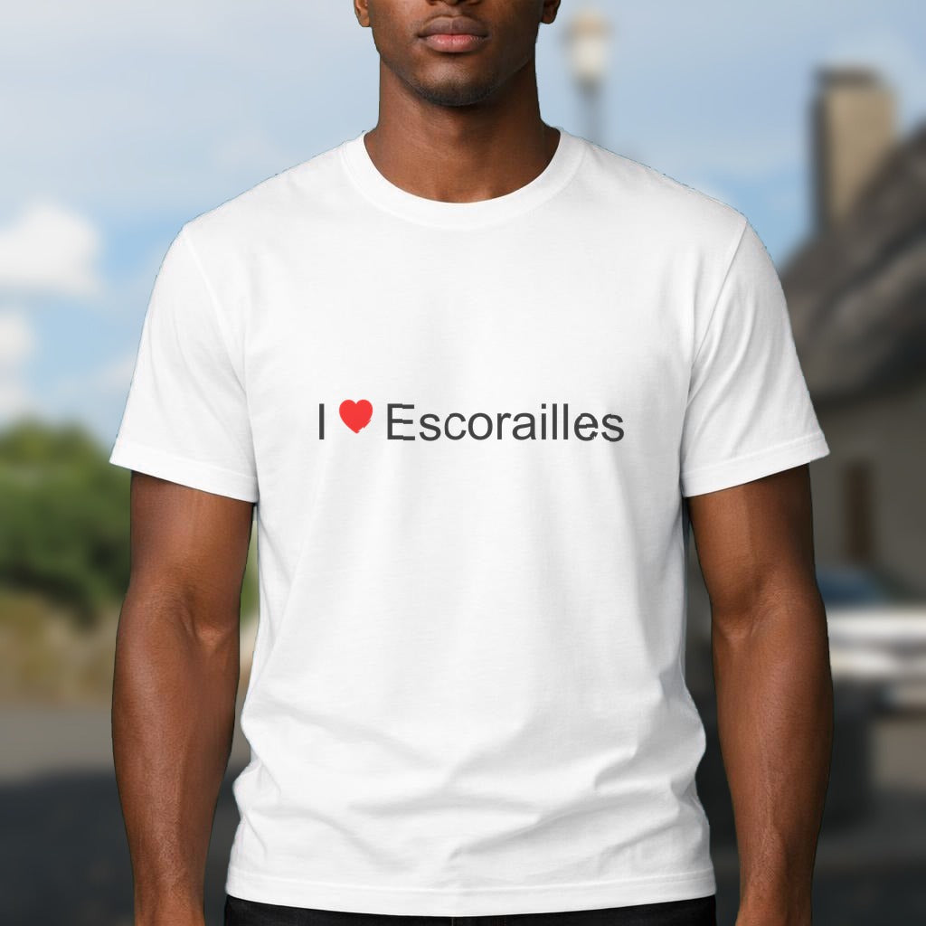 T-shirt I love escorailles