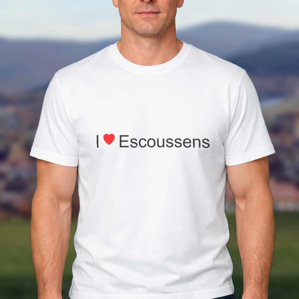 T-shirt I love escoussens