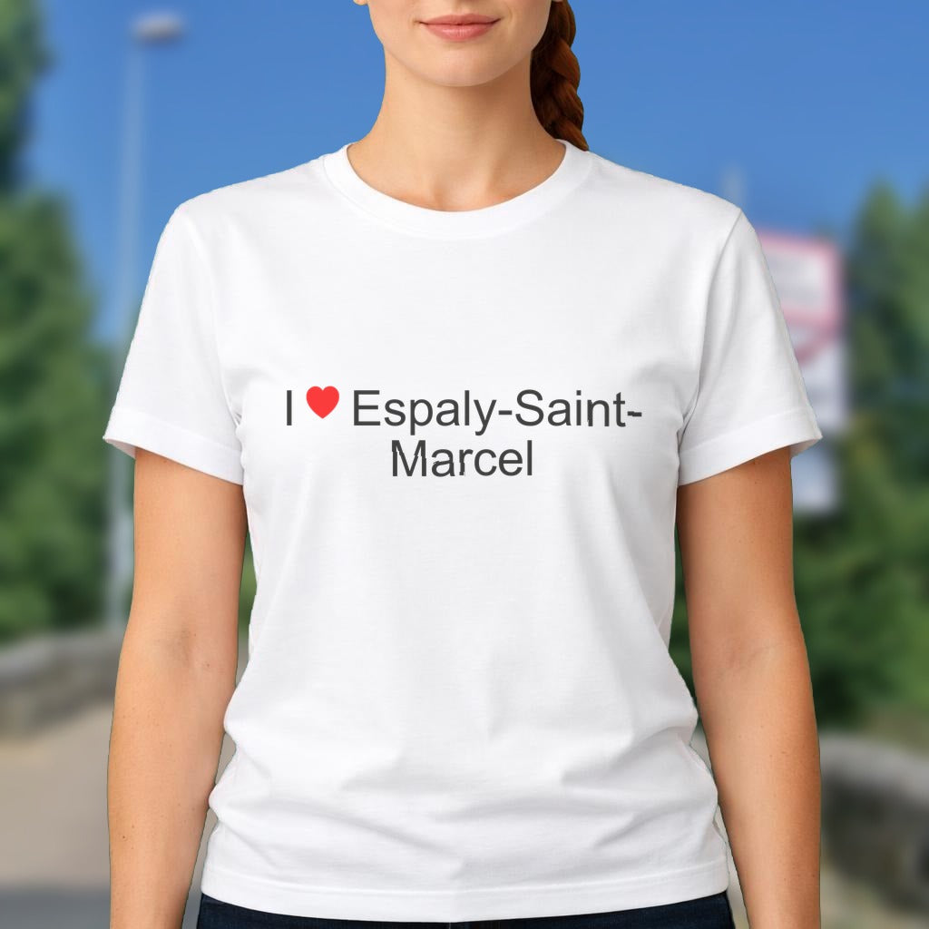T-shirt I love espaly-saint-marcel