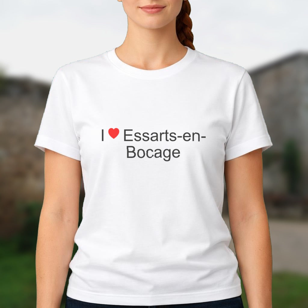 T-shirt I love essarts-en-bocage