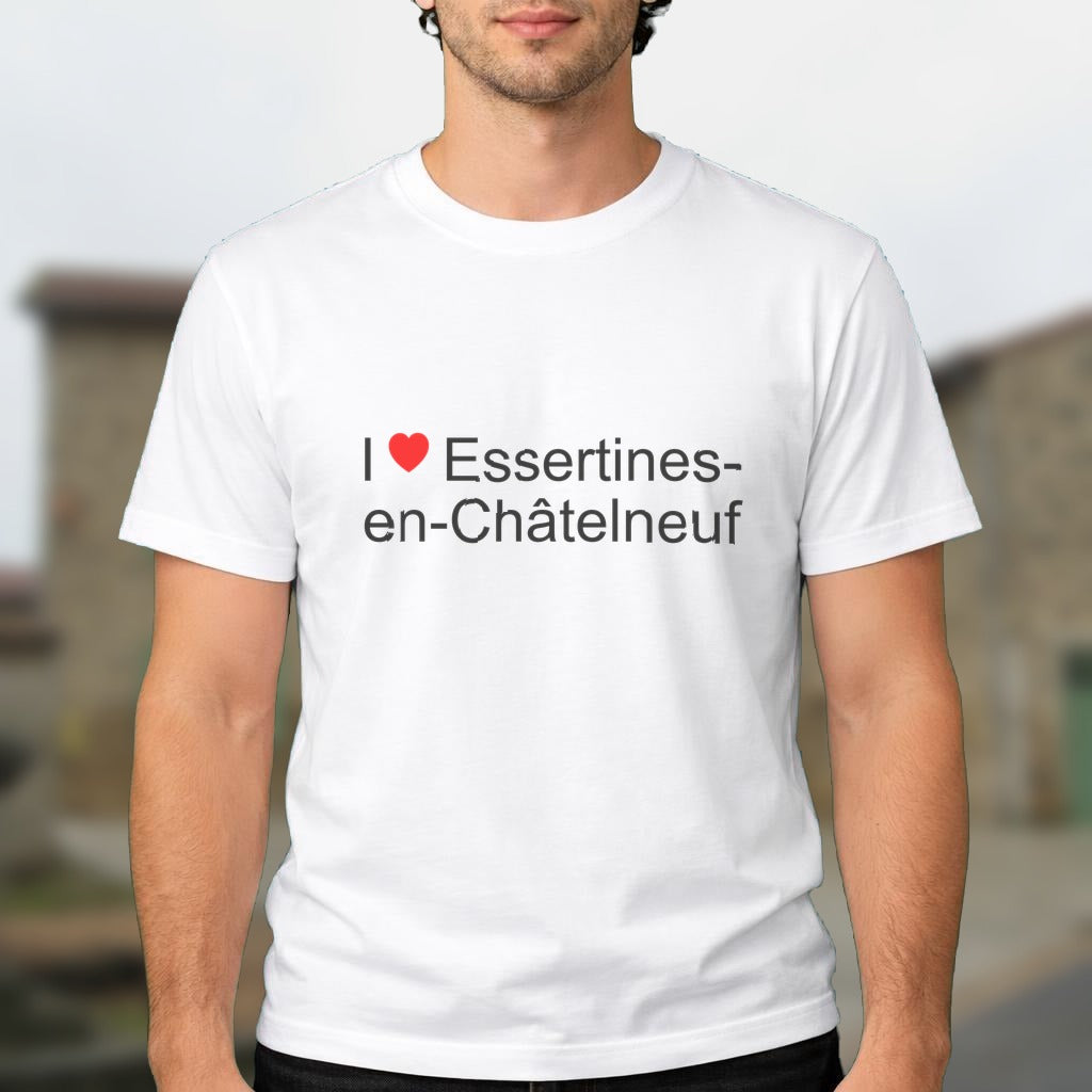 T-shirt I love essertines-en-châtelneuf