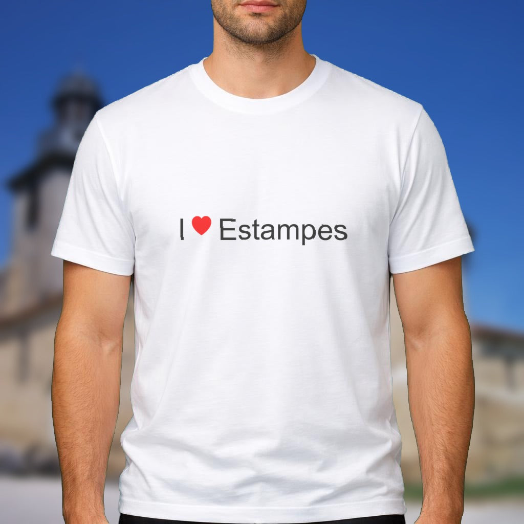 T-shirt I love estampes
