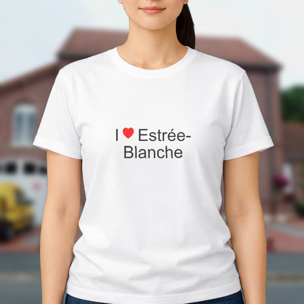 T-shirt I love estrée-blanche